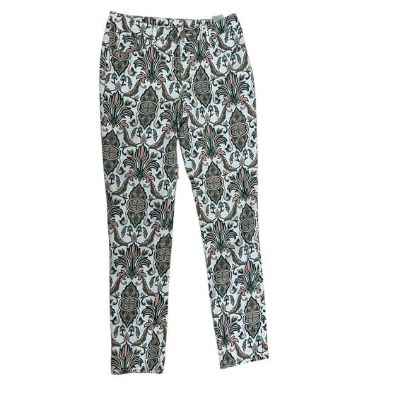 Chico’s 0T (US 4) So Slimming Paisley Slim Leg Ankle Jeans‎ Stretch - Picture 1 of 10